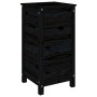 Jardinera madera maciza de pino negro 40x40x78 cm de vidaXL, Maceteros y jardineras - Ref: Foro24-825279, Precio: 81,19 €, De...