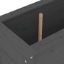 Pflanzgefäß aus massivem grauem Kiefernholz, 82,5 x 40 x 78 cm von vidaXL, Töpfe und Pflanzgefäße - Ref: Foro24-825284, Preis...