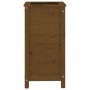Solid honey brown pine wood planter 40x40x78 cm by vidaXL, Pots and planters - Ref: Foro24-825278, Price: 84,36 €, Discount: %