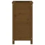 Solid honey brown pine wood planter 40x40x78 cm by vidaXL, Pots and planters - Ref: Foro24-825278, Price: 83,22 €, Discount: %