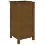 Solid honey brown pine wood planter 40x40x78 cm by vidaXL, Pots and planters - Ref: Foro24-825278, Price: 83,22 €, Discount: %