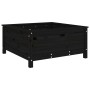 Jardinera madera maciza de pino negro 82,5x82,5x39 cm de vidaXL, Maceteros y jardineras - Ref: Foro24-825300, Precio: 105,51 ...