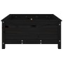 Jardinera madera maciza de pino negro 82,5x82,5x39 cm de vidaXL, Maceteros y jardineras - Ref: Foro24-825300, Precio: 105,51 ...