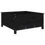 Solid black pine wood planter 82.5x82.5x39 cm by vidaXL, Pots and planters - Ref: Foro24-825300, Price: 104,24 €, Discount: %