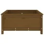 Solid honey brown pine wood planter 82.5x82.5x39 cm by vidaXL, Pots and planters - Ref: Foro24-825299, Price: 78,08 €, Discou...