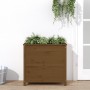 Solid honey brown pine wood planter 82.5x40x78 cm by vidaXL, Pots and planters - Ref: Foro24-825285, Price: 91,33 €, Discount: %