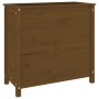Solid honey brown pine wood planter 82.5x40x78 cm by vidaXL, Pots and planters - Ref: Foro24-825285, Price: 91,33 €, Discount: %