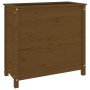 Solid honey brown pine wood planter 82.5x40x78 cm by vidaXL, Pots and planters - Ref: Foro24-825285, Price: 91,33 €, Discount: %
