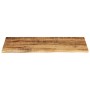 Tablero de mesa borde natural madera maciza mango 100x60x3,8 cm