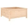 Pflanzgefäß aus massivem Kiefernholz, 82,5 x 82,5 x 39 cm von vidaXL, Töpfe und Pflanzgefäße - Ref: Foro24-825296, Preis: 89,...