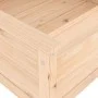 Pflanzgefäß aus massivem Kiefernholz, 82,5 x 82,5 x 39 cm von vidaXL, Töpfe und Pflanzgefäße - Ref: Foro24-825296, Preis: 89,...