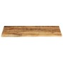 Tablero de mesa borde natural madera maciza mango 120x60x3,8 cm