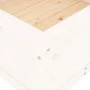 Pflanzgefäß aus massivem Kiefernholz weiß 82,5x82,5x39 cm von vidaXL, Töpfe und Pflanzgefäße - Ref: Foro24-825297, Preis: 77,...