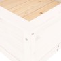 Pflanzgefäß aus massivem Kiefernholz weiß 82,5x82,5x39 cm von vidaXL, Töpfe und Pflanzgefäße - Ref: Foro24-825297, Preis: 86,...