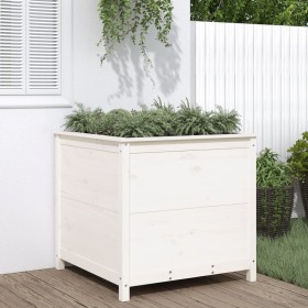 Pflanzgefäß aus massivem Kiefernholz weiß 82,5x82,5x78 cm von vidaXL, Töpfe und Pflanzgefäße - Ref: Foro24-825304, Preis: 158...