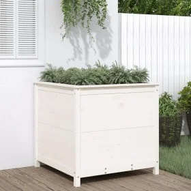 Solid white pine wood planter 82.5x82.5x78 cm by vidaXL, Pots and planters - Ref: Foro24-825304, Price: 156,70 €, Discount: %