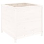 Jardinera madera maciza de pino blanco 82,5x82,5x78 cm de vidaXL, Maceteros y jardineras - Ref: Foro24-825304, Precio: 158,28...