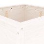 Jardinera madera maciza de pino blanco 82,5x82,5x78 cm de vidaXL, Maceteros y jardineras - Ref: Foro24-825304, Precio: 158,28...