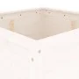 Pflanzgefäß aus massivem Kiefernholz weiß 82,5x82,5x78 cm von vidaXL, Töpfe und Pflanzgefäße - Ref: Foro24-825304, Preis: 156...