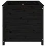 Solid black pine wood planter 82.5x82.5x78 cm by vidaXL, Pots and planters - Ref: Foro24-825307, Price: 155,74 €, Discount: %