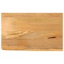 Tablero de mesa borde natural madera maciza mango 50x30x2,5 cm