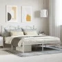 Estructura de cama de metal con cabecero blanco 183x213 cm de vidaXL, Camas y somieres - Ref: Foro24-353493, Precio: 107,22 €...
