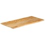 Tablero de mesa borde natural madera maciza mango 120x60x2,5 cm
