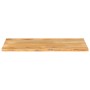 Tablero de mesa borde natural madera maciza mango 140x60x2,5 cm