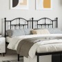 Cabecero de metal negro 160 cm de vidaXL, Cabeceros y pies de cama - Ref: Foro24-353474, Precio: 56,97 €, Descuento: %
