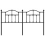 Kopfteil aus schwarzem Metall, 160 cm von vidaXL, Kopf- und Fußteile - Ref: Foro24-353474, Preis: 56,97 €, Rabatt: %