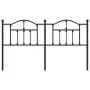 Kopfteil aus schwarzem Metall, 160 cm von vidaXL, Kopf- und Fußteile - Ref: Foro24-353474, Preis: 55,91 €, Rabatt: %