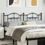 Cabecero de metal negro 180 cm de vidaXL, Cabeceros y pies de cama - Ref: Foro24-353475, Precio: 54,47 €, Descuento: %