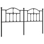 Kopfteil aus schwarzem Metall, 180 cm von vidaXL, Kopf- und Fußteile - Ref: Foro24-353475, Preis: 55,47 €, Rabatt: %