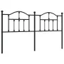 Kopfteil aus schwarzem Metall, 180 cm von vidaXL, Kopf- und Fußteile - Ref: Foro24-353475, Preis: 54,50 €, Rabatt: %