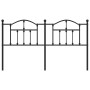 Kopfteil aus schwarzem Metall, 180 cm von vidaXL, Kopf- und Fußteile - Ref: Foro24-353475, Preis: 55,47 €, Rabatt: %