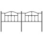 Kopfteil aus schwarzem Metall, 193 cm von vidaXL, Kopf- und Fußteile - Ref: Foro24-353476, Preis: 49,03 €, Rabatt: %