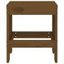 Garden stools 2 pcs honey brown pine wood 40x36x45 cm by vidaXL, Garden chairs - Ref: Foro24-825341, Price: 63,75 €, Discount: %