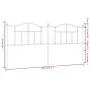 Cabecero de metal negro 200 cm de vidaXL, Cabeceros y pies de cama - Ref: Foro24-353477, Precio: 51,50 €, Descuento: %