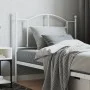 Kopfteil aus weißem Metall, 100 cm von vidaXL, Kopf- und Fußteile - Ref: Foro24-353517, Preis: 31,86 €, Rabatt: %