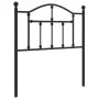 Cabecero de metal negro 80 cm de vidaXL, Cabeceros y pies de cama - Ref: Foro24-353466, Precio: 31,42 €, Descuento: %