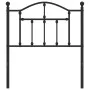 Cabecero de metal negro 80 cm de vidaXL, Cabeceros y pies de cama - Ref: Foro24-353466, Precio: 31,42 €, Descuento: %