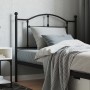 Kopfteil aus schwarzem Metall, 100 cm von vidaXL, Kopf- und Fußteile - Ref: Foro24-353468, Preis: 33,21 €, Rabatt: %