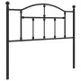Kopfteil aus schwarzem Metall, 100 cm von vidaXL, Kopf- und Fußteile - Ref: Foro24-353468, Preis: 32,42 €, Rabatt: %