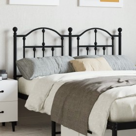Kopfteil aus schwarzem Metall, 120 cm von vidaXL, Kopf- und Fußteile - Ref: Foro24-353470, Preis: 51,20 €, Rabatt: %