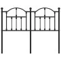Black metal headboard 120 cm by vidaXL, Headboards and footboards - Ref: Foro24-353470, Price: 51,20 €, Discount: %