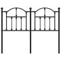 Kopfteil aus schwarzem Metall, 120 cm von vidaXL, Kopf- und Fußteile - Ref: Foro24-353470, Preis: 51,20 €, Rabatt: %