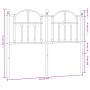 Kopfteil aus schwarzem Metall, 120 cm von vidaXL, Kopf- und Fußteile - Ref: Foro24-353470, Preis: 51,20 €, Rabatt: %