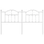 Cabecero de metal blanco 180 cm de vidaXL, Cabeceros y pies de cama - Ref: Foro24-353524, Precio: 49,65 €, Descuento: %