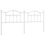 White metal headboard 193 cm by vidaXL, Headboards and footboards - Ref: Foro24-353525, Price: 49,03 €, Discount: %