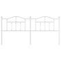 Cabecero de metal blanco 193 cm de vidaXL, Cabeceros y pies de cama - Ref: Foro24-353525, Precio: 49,03 €